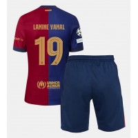 Dětský fotbalový dres Barcelona Lamine Yamal #19 2024-25 Domácí Krátký Rukáv (+ trenýrky)